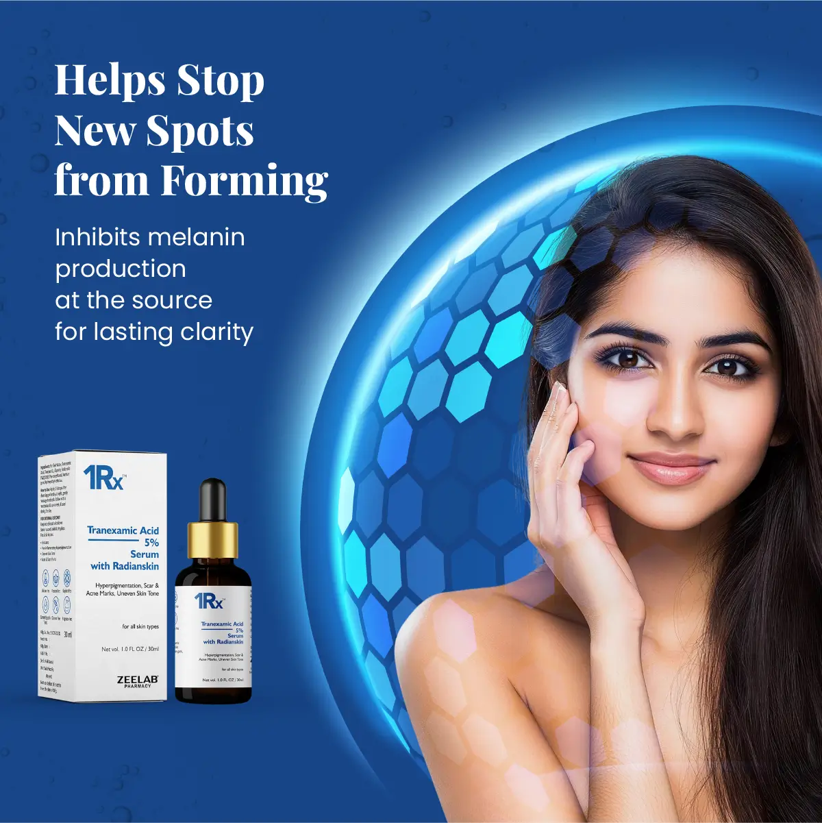 1RX Tranexamic Acid 5% Face Serum